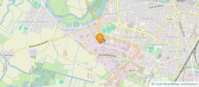 localisation de l'entreprise SPRINT INFORMATIQUE à NIORT