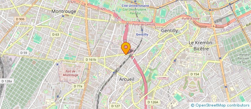 localisation de l'entreprise SPRINT PRESS à ARCUEIL