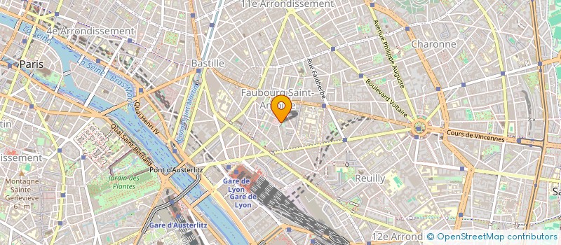 localisation de l'entreprise SPRINT PRESS ALIGRE à PARIS