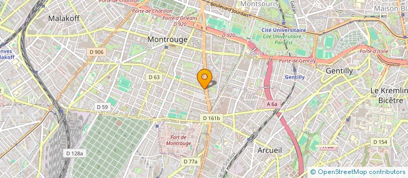 localisation de l'entreprise SPRINT PRESS MONTROUGE à MONTROUGE