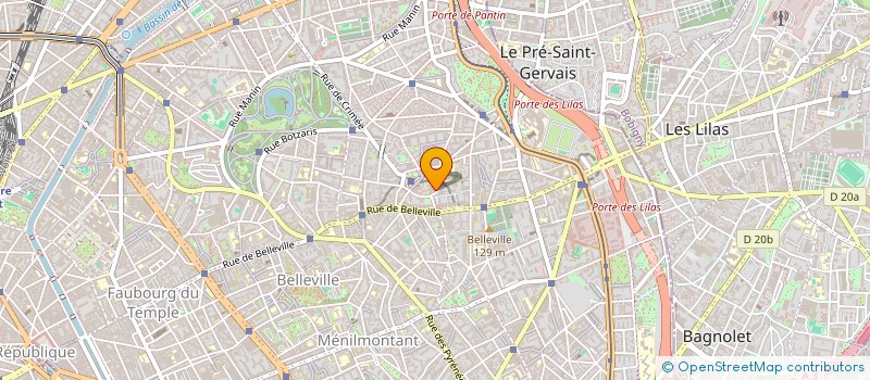 localisation de l'entreprise SPRINT PRESS PLACE DES FETES  PARIS