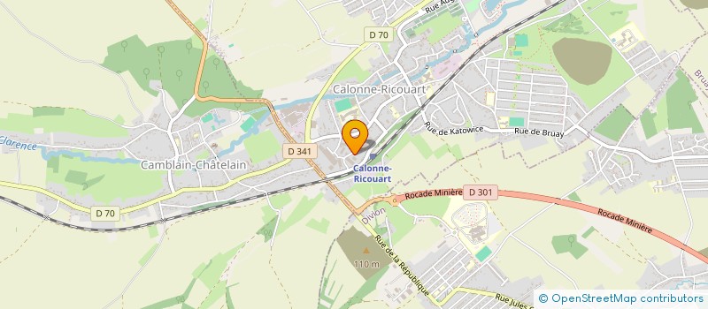 localisation de l'entreprise SPRINT SERVICES à CALONNE-RICOUART