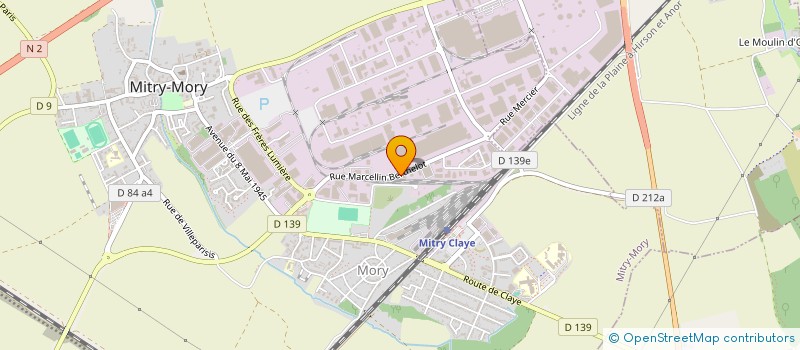 localisation de l'entreprise SPRINTER à MITRY-MORY