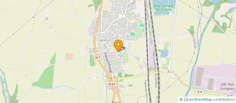 localisation de l'entreprise SPRINTER CLUB LAPALUTIEN  LAPALUD