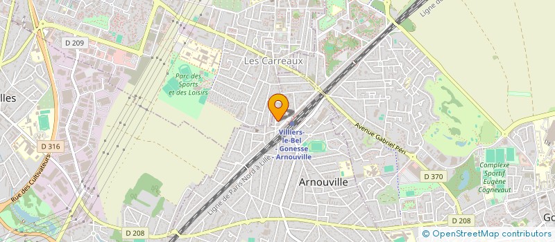 localisation de l'entreprise SPRINTER EXPRESS à ARNOUVILLE