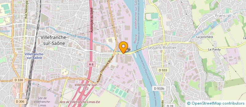 localisation de l'entreprise SPRINTEX à VILLEFRANCHE-SUR-SAONE