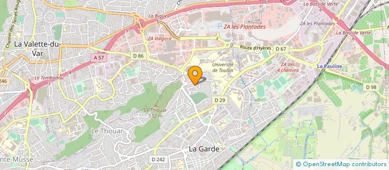 localisation de l'entreprise SPRITATOUNGA à LA GARDE