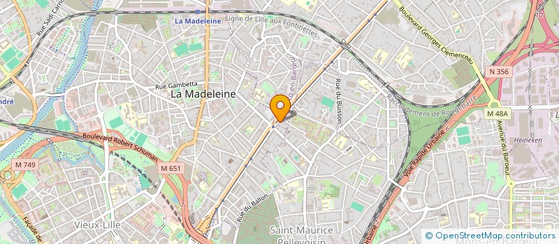 localisation de l'entreprise SPRITZ à MARCQ-EN-BARŒUL