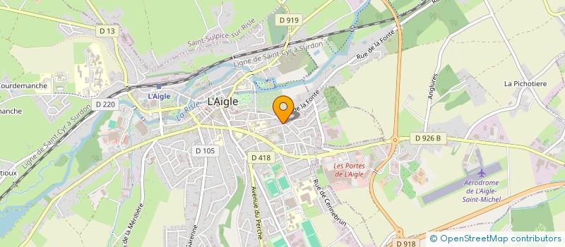 localisation de l'entreprise SPRITZ à L'AIGLE