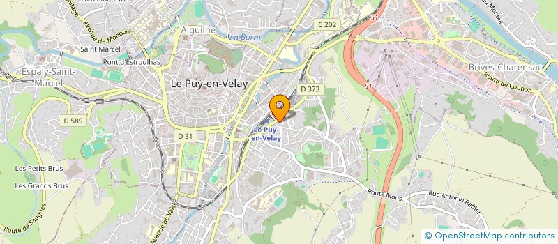 localisation de l'entreprise SPRO  LE PUY-EN-VELAY