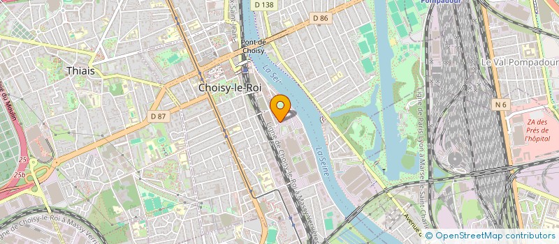 localisation de l'entreprise SPRO SERVICES à CHOISY-LE-ROI