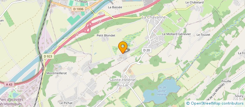 localisation de l'entreprise SPROUT  LA CHAVANNE