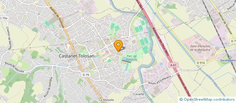 localisation de l'entreprise SPRTECH à CASTANET-TOLOSAN