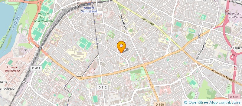 localisation de l'entreprise SPS 49 à ANGERS