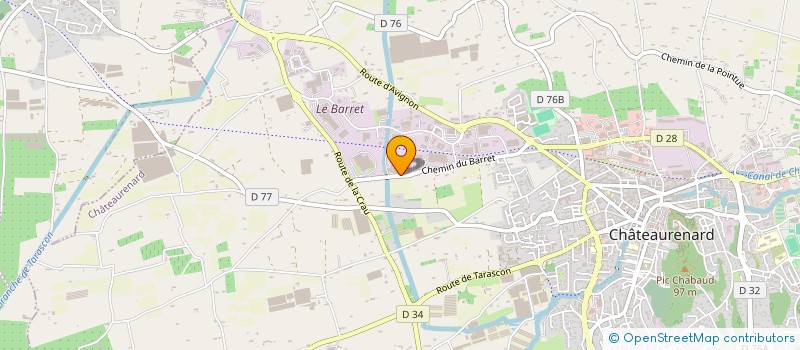 localisation de l'entreprise SPS à CHATEAURENARD