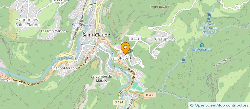 localisation de l'entreprise SPS AERO à SAINT-CLAUDE