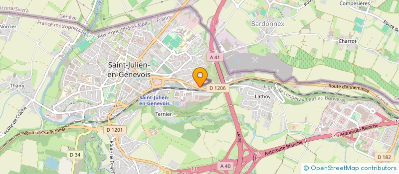 localisation de l'entreprise SPS DISTRIBUTION à SAINT-JULIEN-EN-GENEVOIS