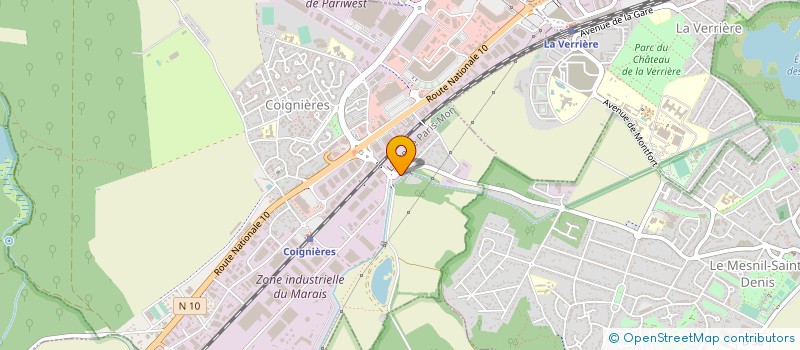 localisation de l'entreprise SPS FRANCE à COIGNIERES