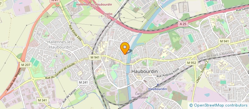 localisation de l'entreprise SPS GRAND NORD à HAUBOURDIN