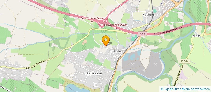 localisation de l'entreprise SPS OPTIC  CARCASSONNE