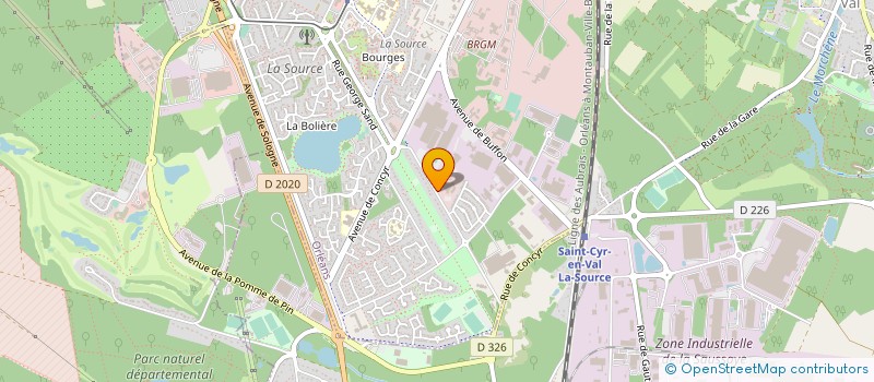 localisation de l'entreprise SPS PHARMA SERVICES à ORLEANS