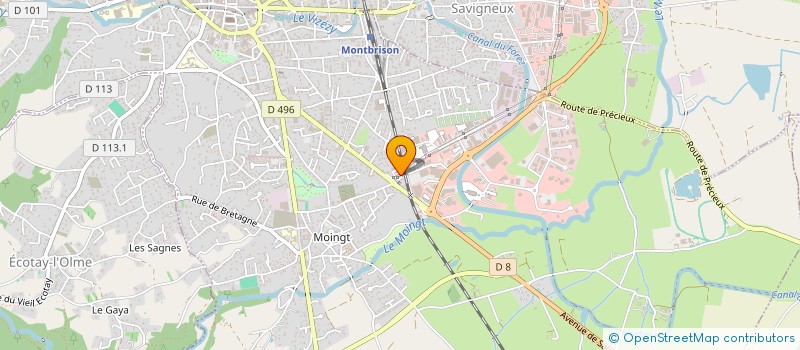 localisation de l'entreprise SPS SECURITE  MONTBRISON