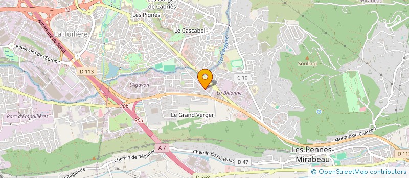 localisation de l'entreprise SPS TRANSPORTS RAPIDES à LES PENNES-MIRABEAU