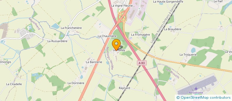 localisation de l'entreprise SPS7 à MONTAIGU-VENDEE