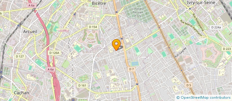 localisation de l'entreprise SPSEP-THADDEE  VILLEJUIF