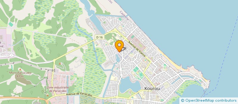 localisation de l'entreprise SPSI - SCHNEIDER PREVENTION SECURITE INCENDIE à KOUROU