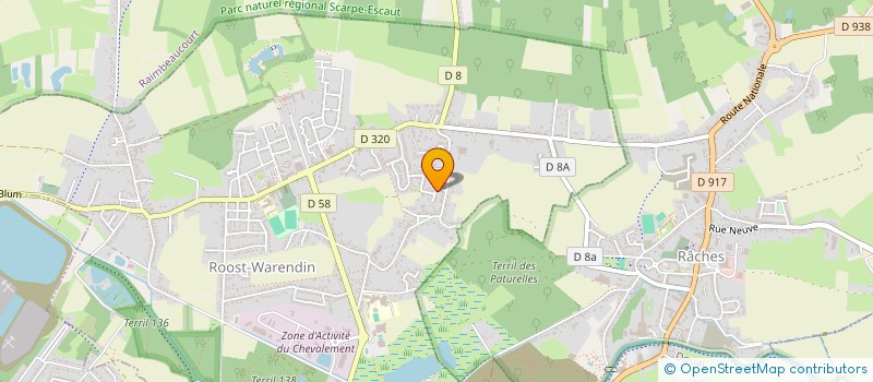 localisation de l'entreprise SPSK IMMO  ROOST-WARENDIN