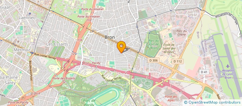 localisation de l'entreprise SPSP  BRON