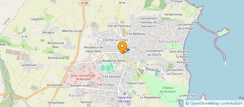 localisation de l'entreprise SPSR  SAINT-POL-DE-LEON