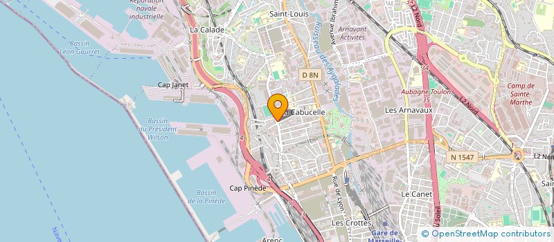 localisation de l'entreprise SPT MARITIME ET INDUSTRIEL à MARSEILLE