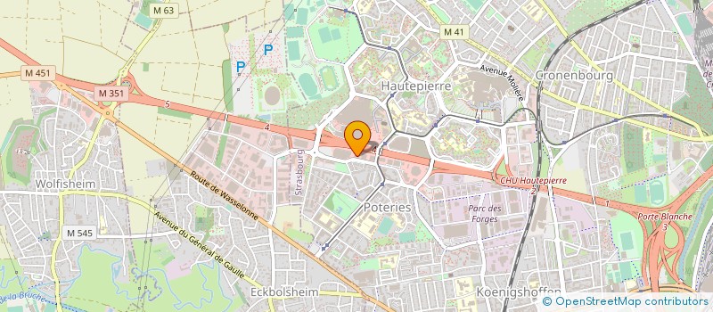 localisation de l'entreprise SPT STRASBOURG  STRASBOURG