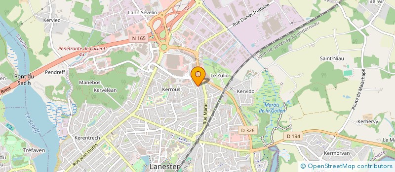 localisation de l'entreprise SPTB à LANESTER
