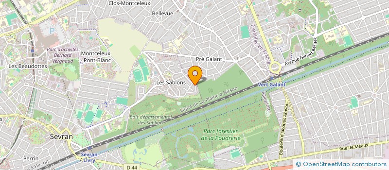 localisation de l'entreprise SPTHERMIE à SEVRAN