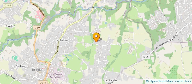 localisation de l'entreprise SPTL DECO IMMO  BRINDAS