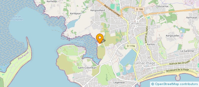 localisation de l'entreprise SPTM  CARNAC