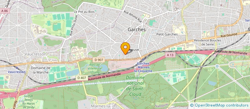 localisation de l'entreprise SPUD PHOTOS à GARCHES