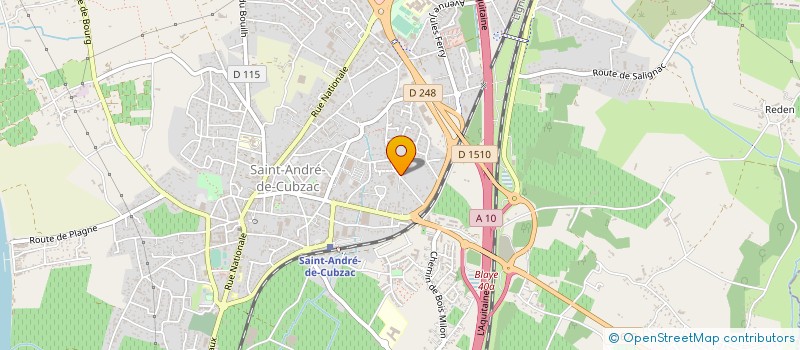 localisation de l'entreprise SPV  SAINT-ANDRE-DE-CUBZAC