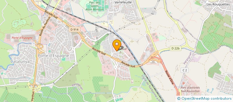 localisation de l'entreprise SPV AGORASUN PERPIGNAN  PERPIGNAN