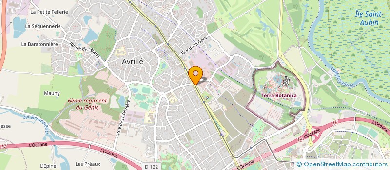 localisation de l'entreprise SPV AUTO AVRILLE à AVRILLE