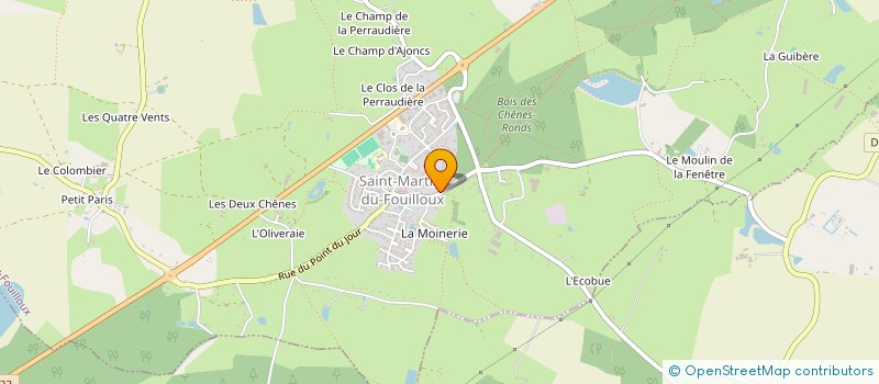 localisation de l'entreprise SPV AUTOMOBILES à SAINT-LEGER-DE-LINIERES