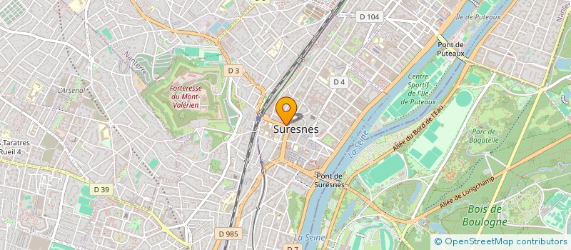 localisation de l'entreprise SPV CAES à SURESNES