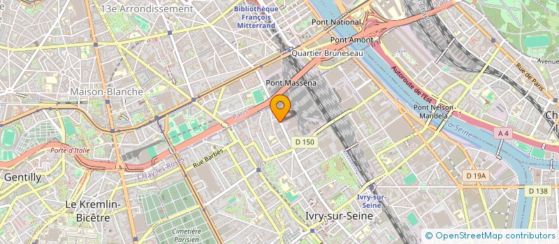 localisation de l'entreprise SPV CLERY RENDEMENT 1  IVRY-SUR-SEINE