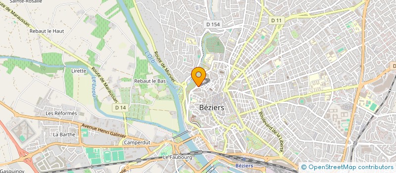 localisation de l'entreprise SPV DEV'ENR 12  BEZIERS