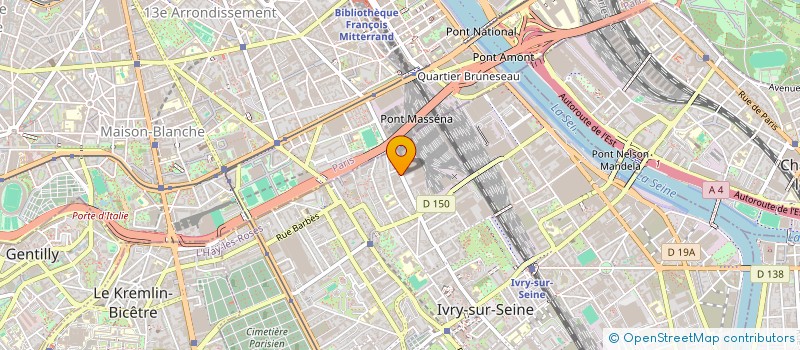 localisation de l'entreprise SPV LULO  IVRY-SUR-SEINE