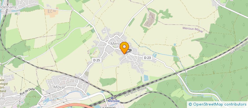 localisation de l'entreprise SPV MULTI SERVICES à MEROUX-MOVAL