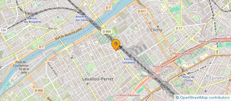 localisation de l'entreprise SPV OPALE à LEVALLOIS-PERRET